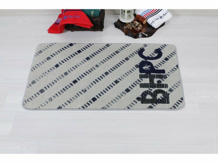 Коврик для ванной Beverly Hills Polo Club 309 Dark Blue  57х100 см