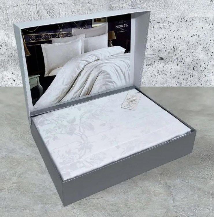 Постільна білизна Maison D'or Ruby white (біла) євро