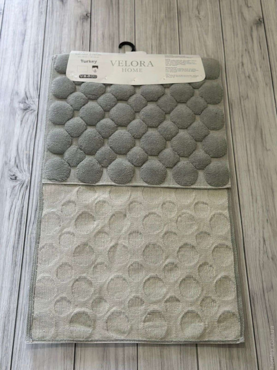 Набор ковриков для ванной Velora Home 50x60 см + 60x100 см, модель V8