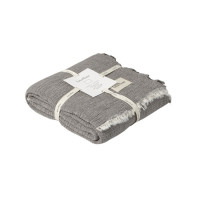 Покривало Lotus Home Larna muslin anthracite 200х220 см