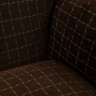 Чехол на двухместный диван HomyTex Бархатный плюш Шоколад