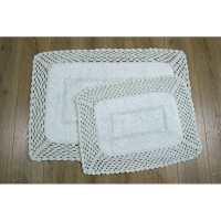 Набор ковриков для ванной Irya Lizz mint ментоловый 45x65 см + 80x120 см