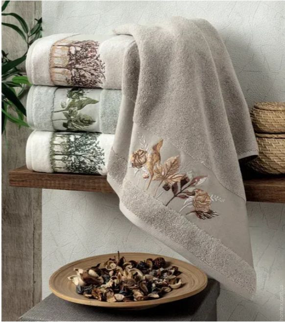 Набор махровых полотенец Pupilla из 4-х шт. 50x90 см, модель 54