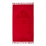 Полотенце махровое Barine Fish Red красный 50x90 см