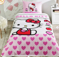 Постільна білизна з піке покривалом TAC Hello Kitty Love дитяча
