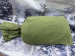 Простынь на резинке Naturel 160x200x30 см с наволочками 50х70 см оливковая