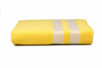 Полотенце пляжное Home Line велюр желтое 70х150 см