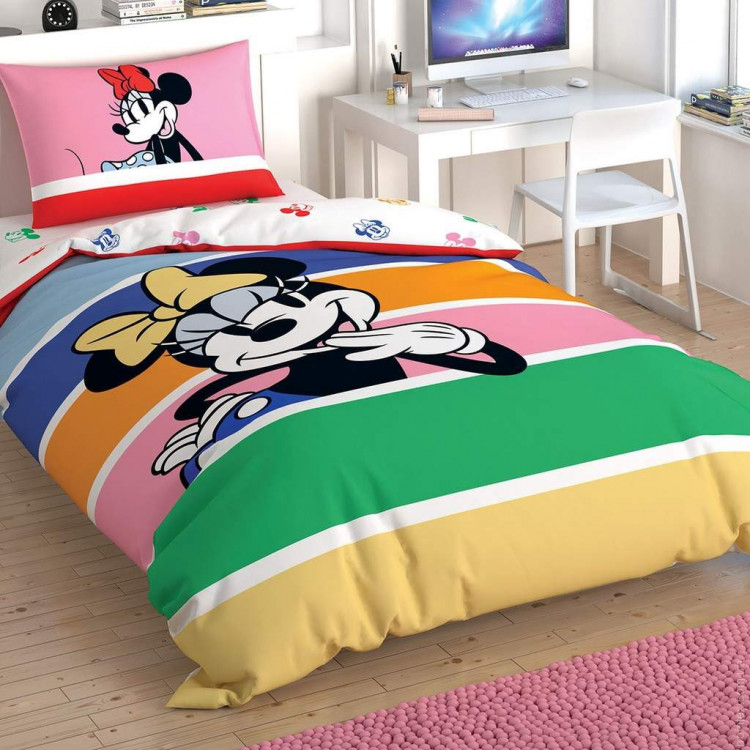 Постельное белье TAC Minnie Mouse Rainbow детский Постельное белье TAC Minnie Mouse Rainbow детский