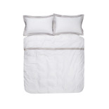 Пододеяльник с наволочками Penelope - Elegance stone бежевый 200х220 см + 50х70 см (2 шт.)