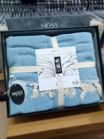 Покривало бавовняне Moss Home 200x230 см модель 10