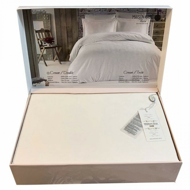 Постільна білизна Maison D'or Mirabella Krem євро