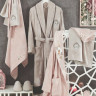 Банный набор из халатов и полотенец Dantela Vita Zambak pudra из 8-ми предметов