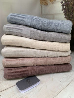 Набір махрових рушників Sikel із 6 шт. 30х50 см, модель 13 Набір махрових рушників Sikel із 6 шт. 30х50 см, модель 13