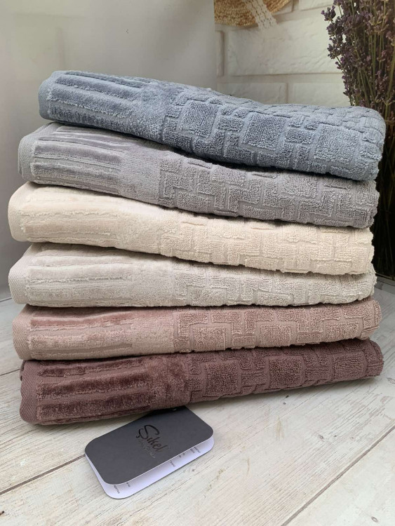 Набір махрових рушників Sikel із 6 шт. 30х50 см, модель 13