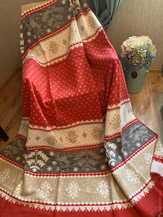 Плед бавовняний Aksu 180x220 см, модель 37