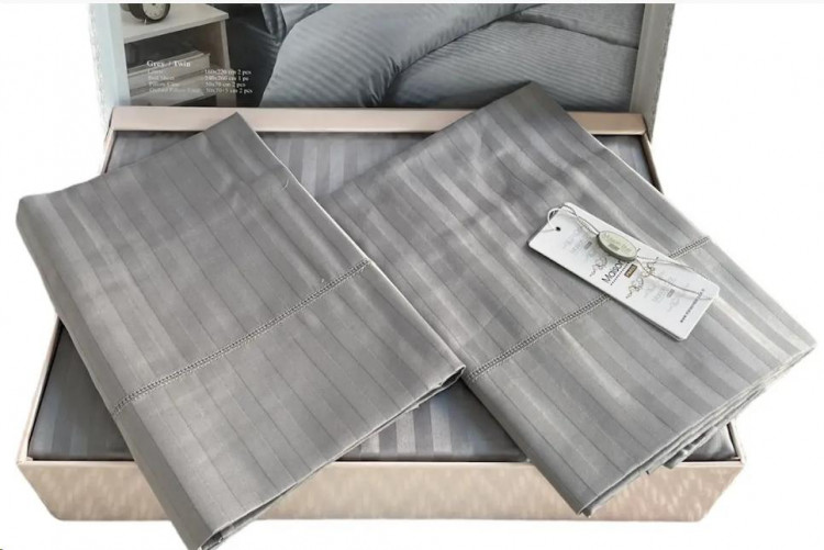 Постільна білизна Maison Dor NEW RAILS Grey (сіра) євро