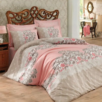 Постельное белье Cotton Box ranforce Modeline Megan - bej евро