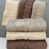 Полотенца бамбуковые 50*90 (3шт) 550г/м2 (TM Zeron) Agac Bamboo (коричневый, серый, бежевый)