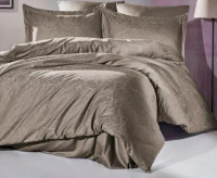Постільна білизна Saheser Lucio vizon євро сатин-жаккард