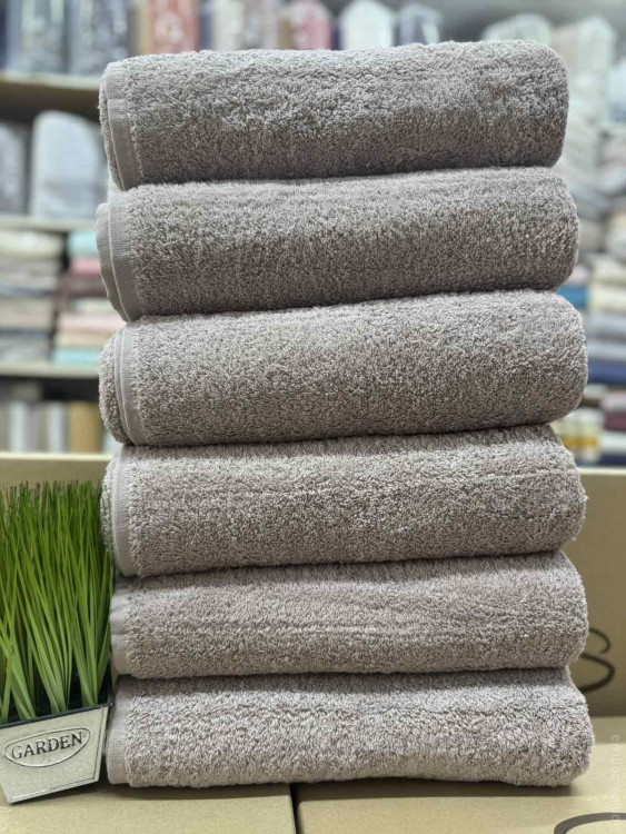 Набір махрових рушників для готелю Gold soft life 50х90 см із 6-ти шт. темний біж