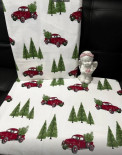 Пододеяльник с наволочкой из фланели Cotton Collection Машинки
