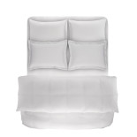 Пододеяльник с наволочками Penelope - Celine white белый 200х220 см + 50х70 см (2 шт.)