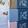Трикотажная простынь на резинке Flex Cotton 160x200+25 см, голубая