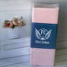 Трикотажне простирадло на резинці Flex Cotton 160x200+25 см, пудрове