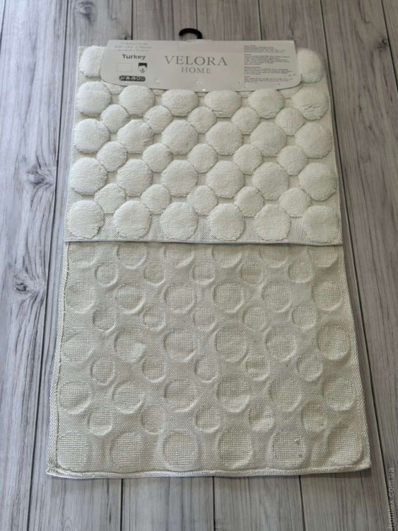 Набор ковриков для ванной Velora Home 50x60 см + 60x100 см, модель V10