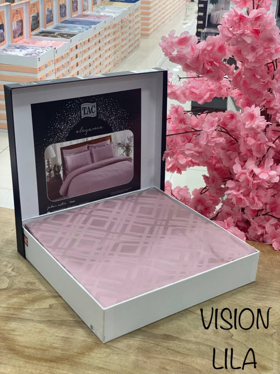 Постельное белье ТАС Vision lila лиловый евро