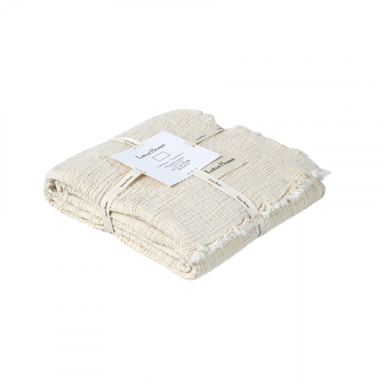 Покрывало Lotus Home Larna muslin cream 200х220 см