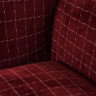 Чехол на двухместный диван HomyTex Бархатный плюш Бордо