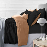 Постельное белье Mirson 0165+0055 Dark Coffee полуторный