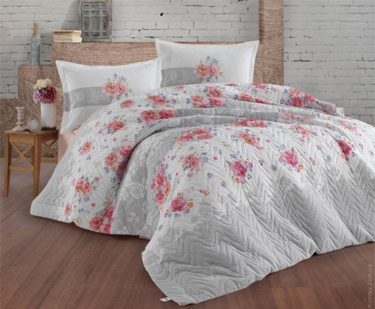 Покрывало стеганое 240*260 с наволочками 50х70 (TM Aran Clasy) Zena