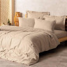 Постільна білизна Cotton Box Plaid ranforce Bej євро