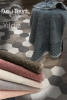 Набір махрових рушників Fakili Tekstil vip cotton Yildiz 70x140 см з 6-ти штук