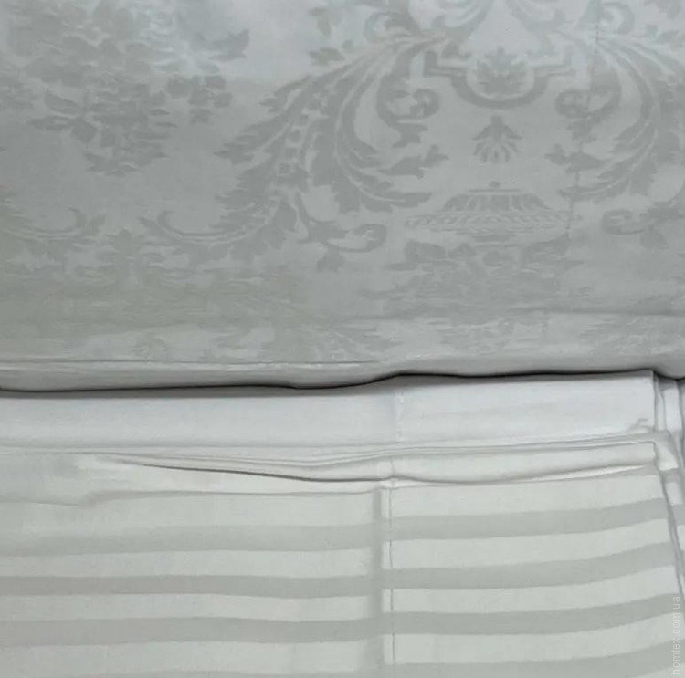 Постільна білизна Maison D'or Emerald white (біла) євро