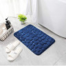 Коврик в ванную с эффектом памяти Homytex 40x60 см, Камни синий