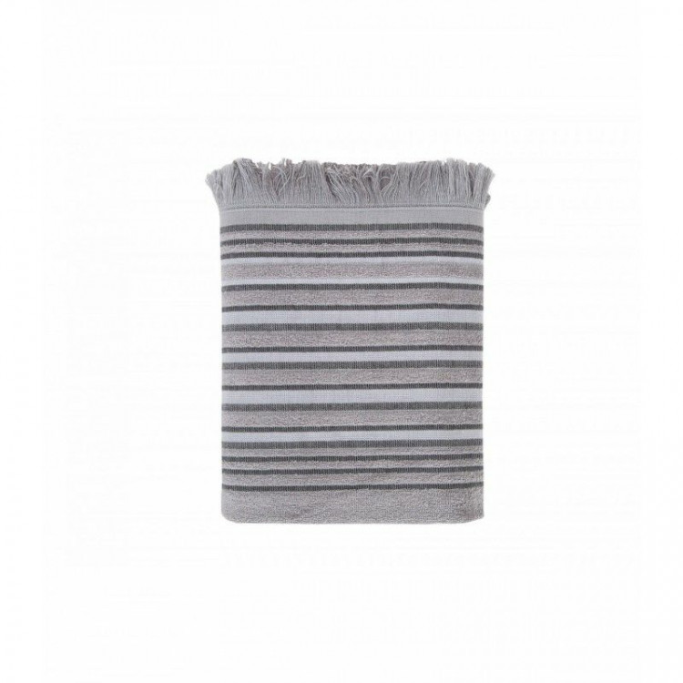Полотенце махровое Irya Serin gri серый  90x150 см