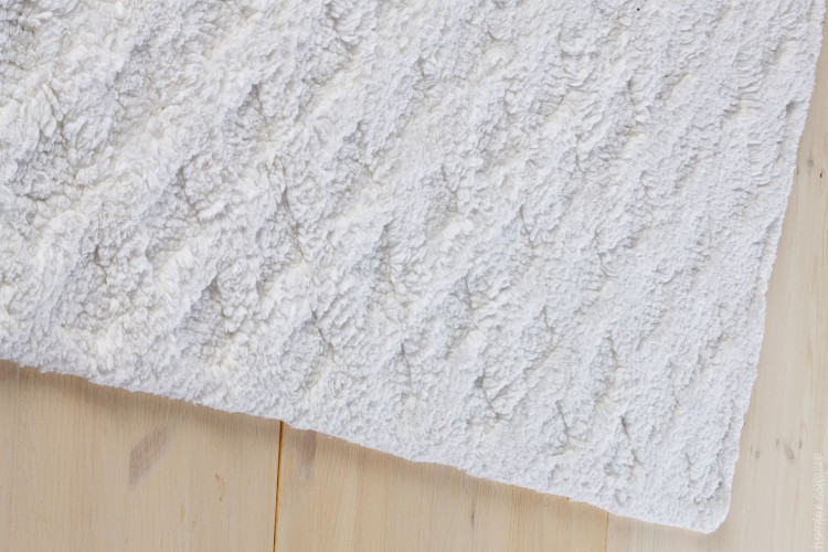 Килимок для ванної Gul Guler Baklava white 50х70 см
