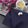 Набор столовых салфеток Iris Home Темно-синий сатин страйп 1х1 35х35 см из 6 шт.