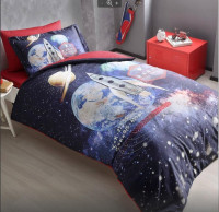 Постельное белье Tivolyo Home MARS сатин люкс полуторный