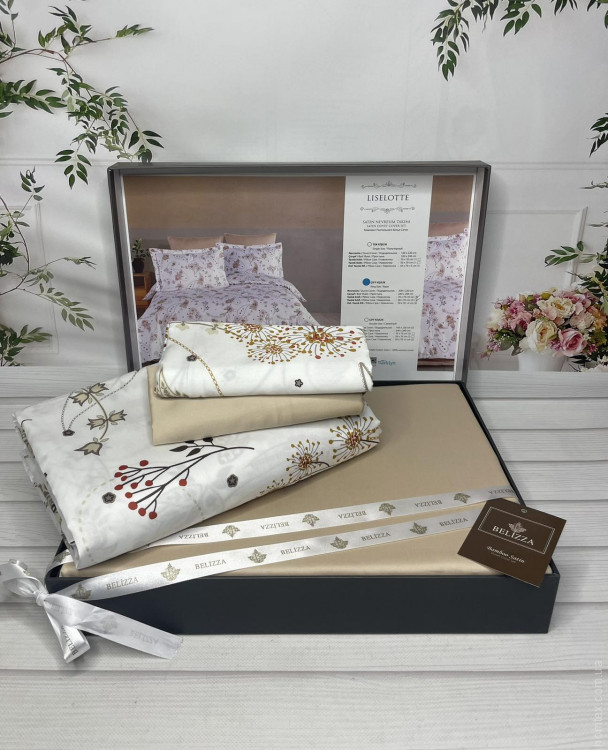 Постільна білизна Belizza Liselotte сатин євро
