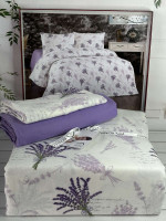 Постельное белье Romeo Home фланель полуторный модель 4