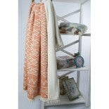 Плед мікроплюш Barine Kilim orange 130x170 см