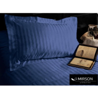 Наволочка Mirson Blue sea сатин-жаккард 40x60 см