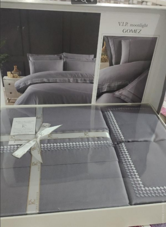 Постільна білизна First Choice Gomez Quick silver євро