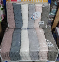 Набор махровых полотенец Cestepe VIP Cotton Vx16 из 6 штук 50х90 см 