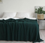 Плед - Покривало La Modno Wool Cotton Balance Emerald 150х200 см