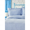 Покрывало с наволочками Karaca Home Stella a.mavi светло-голубой 230x240 см